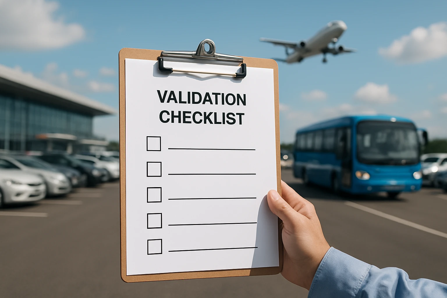The Off-Site Dayton Airport Parking with Free Shuttle Checklist 3 Validation checklist - off-site Dayton airport parking with free shuttle guide
