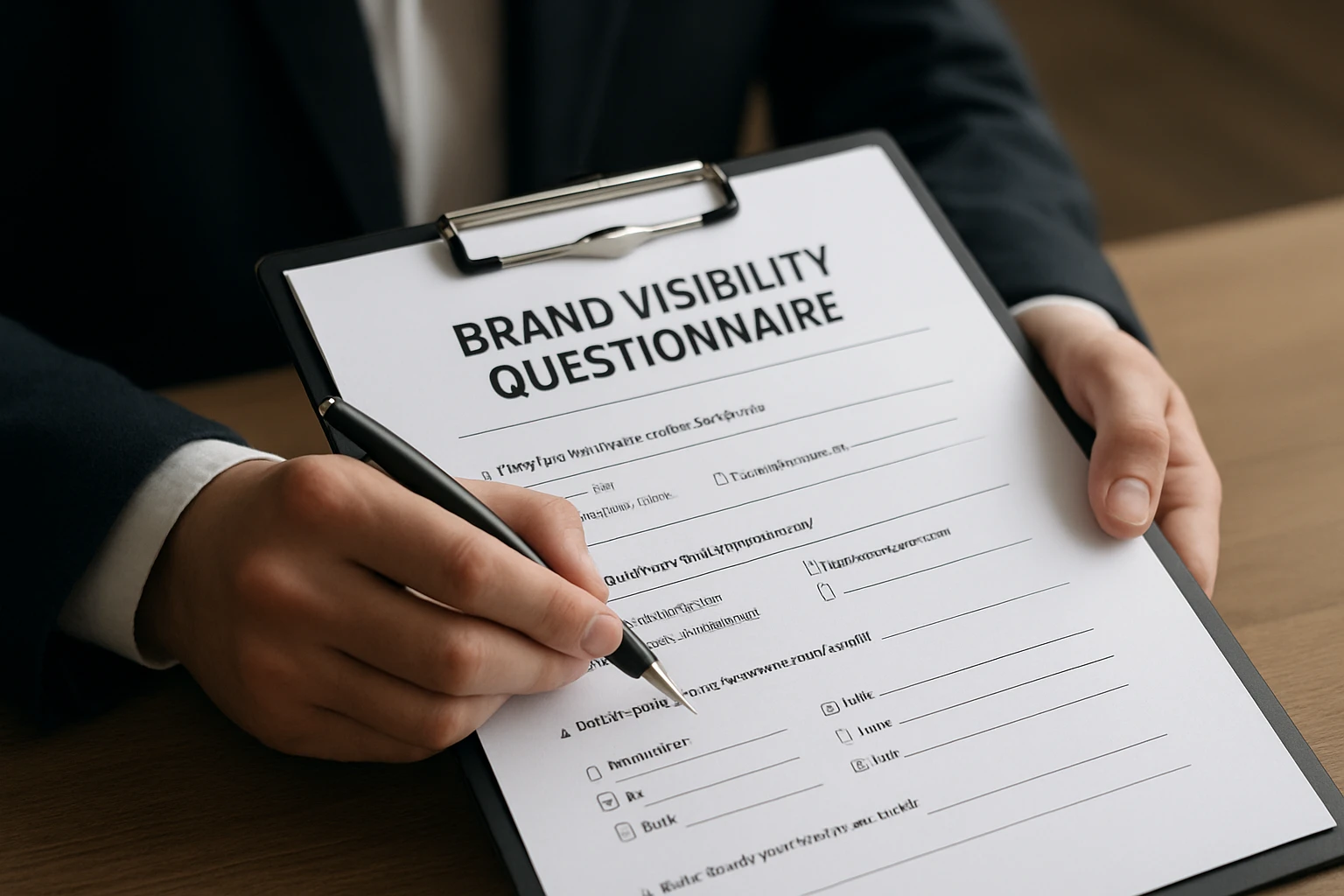 What questions should a brand visibility questionnaire include? - brand visibility questionnaire guide